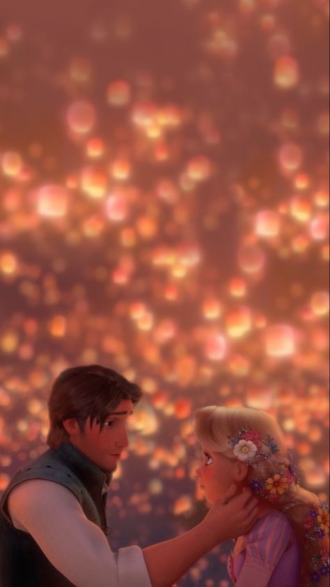 Iphone Wallpaper Tangled, Tangled Couple Wallpaper, Rapunzel Sun Wallpaper, Rapunzel Flower Wallpaper, Disney Love Wallpaper Iphone, Cute Disney Couple Wallpaper, Rapunzel Tangled Aesthetic, Rupunzle Aesthetic Wallpaper, Love Disney Wallpaper