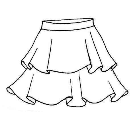 LADIES, IT'S TIME TO WEAR SKIRTS !!  All about wearing a skirt here: http://www.black-in.com/truc-de-femmes/tendance/kelly/a-vos-jupes-mesdames/ Skirt Design Sketches, How To Draw Flowy Skirts, Ruffle Skirt Drawing, Skirt Flat Sketch, Draw A Skirt, Skirt Sketch, Skirt Cartoon, Skirt Illustration, Skirt Drawing