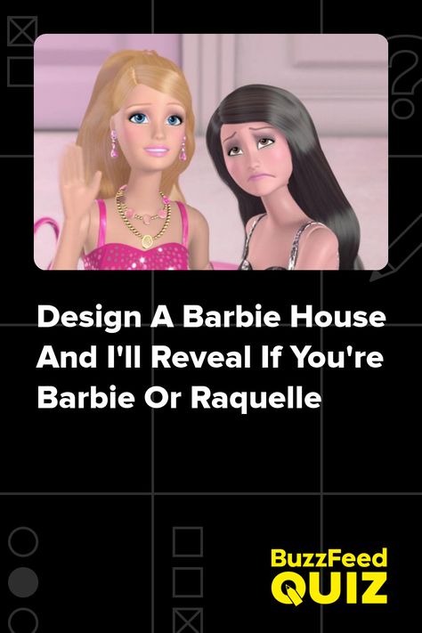 Design A Barbie House And I'll Reveal If You're Barbie Or Raquelle Raquelle Barbie Quotes, Raquelle Barbie Makeup, Raquelle Barbie Doll, Barbie Dream House Minecraft, Barbie Studying, Raquelle Barbie Funny, Barbie X Raquel, Barbie Life In The Dreamhouse Aesthetic, Barbie Life In The Dream House