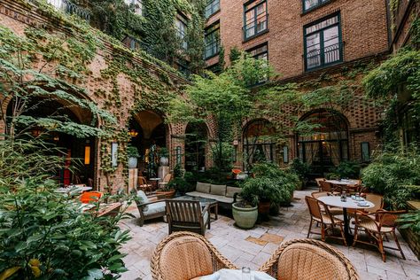 The Greenwich Hotel in Tribeca, NYC Greenwich Hotel, City Gardens, Plaza Athenee, Lifestyle Website, Instagram New York, Event Hosting, Celebrity Travel, City Garden, The Hustle