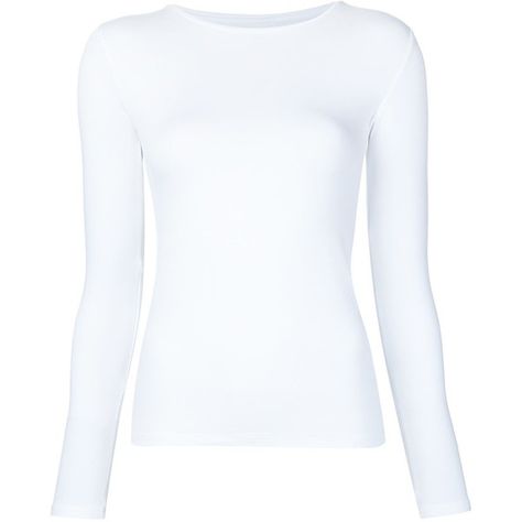 Majestic Filatures longsleeved T-shirt (240 AUD) ❤ liked on Polyvore featuring tops, t-shirts, white, white t shirt, white long sleeve top, white long sleeve tee, white top and longsleeve tee Long Sleeve White T-shirt, White Long Sleeve T-shirt, White T Shirt Long Sleeve, White Long Sleeve Aesthetic, Plain White Long Sleeve Shirt, White Long Sleeve Shirt Outfit, White Top Long Sleeve, Long Sleeve White Top, Plain White Top