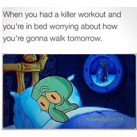 You can put off working out a little longer to read this. 100 Jokes, Sore Body, Gym Humour, Asana Yoga, Fitness Memes, Fitness Humor, Health Workout, Killer Workouts, Quotes Fitness