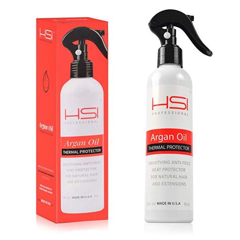 Amazon.com: HSI PROFESSIONAL Argan Oil Heat Protector | Protect up to 450º F from Flat Irons & Hot Blow Dry | Sulfate Free, Prevents Damage & Breakage | Made in the USA | 8 Ounce, Packaging May Vary: BeautyChange Best Hair Growth Oil, Gem Hair, Hair Nutrients, Amazon Hair, Heat Protectant Hair, Heat Protectant Spray, Heat Protector, Best Hair Care Products, Luxy Hair