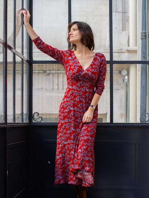 French Poetry | Women's sewing patterns Couture, Zadie Dress, French Summer Dress, French Sewing Patterns, French Poetry, French Dresses, Summer Sewing Patterns, Dvf Wrap Dress, Women's Sewing Patterns