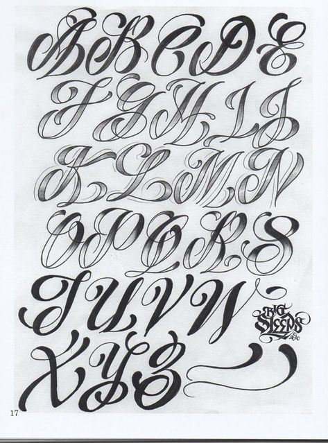 Oldies Writing, Different Styles Of Lettering, Cursive Love Letters, Cholo Fonts Lettering Art, Chicano Alphabet Fonts, Fancy Cursive Fonts Alphabet, Gang Letters Alphabet, Fancy Fonts Alphabet Handwriting Lettering Styles, Tattoo Lettering Fonts Old School