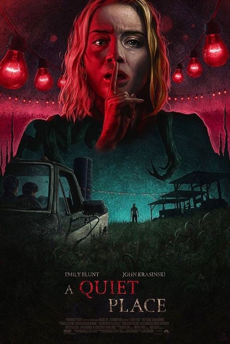 A quiet Place Best Movie Posters Design, Horror Concept Art, X Movie Poster, Classic Horror Movies Posters, Film Horror, A Quiet Place, Bon Film, Horror Movie Icons, Horror Artwork