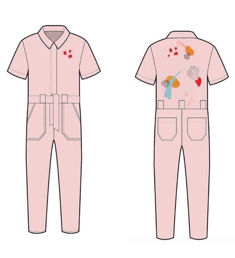 Coveralls Pattern Free, Boilersuit Sewing Pattern, Boiler Suit Pattern, Boilersuit Outfit, Coverall Pattern, Mechanic Style, Suit Sewing Patterns, Mimi G, How To Be Graceful