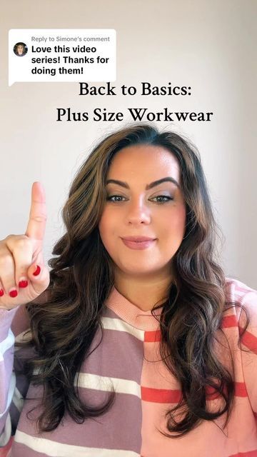 Callie Richards on Instagram: "Comment LINK for the 🔗in DM 💌 our BASICS series continues with workwear faves that you can mix and match TONS of ways to create plus size business casual looks! Remember - these essentials are designed so that as you find seasonal items or pieces that show your personality, you have CORE items already (that you know you love) that allow you to mix and match seamlessly! Let me know which basics category to do next! Plus size office wear / work outfit ideas / curvy business casual" Work Outfit For Plus Size Women, Smart Casual Women Office Plus Size, Office Dress For Plus Size Women, Plus Size Women Office Wear, Plus Size Office Casual Outfits, Summer Office Outfits Casual Work Attire Plus Size, Casual Office Attire Plus Size, Plus Size Wear To Work, Spring Plus Size Work Outfits