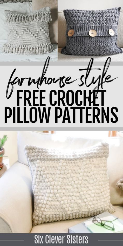 Pillow Cover Crochet Pattern, Crochet Cushion Covers, Modern Haken, Crochet Cushion Pattern, Crochet Pillow Patterns Free, Crochet Pillow Cases, Cushion Cover Pattern, Pillow Covers Pattern, Crochet Cushion