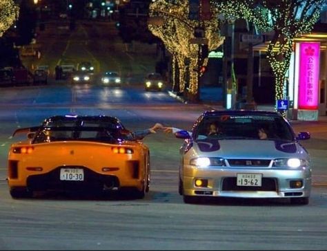 mazda rx7 and nissan skyline gt-r r33 in 2021 | Fast and furious, Fast and furious aesthetic, Dream cars Fast And Furious Aesthetic, Two Fast Two Furious, To Fast To Furious, Tokyo Drift Cars, Nissan Skyline Gt R, Tokyo Drift, Skyline R34, Best Jdm Cars, Nissan Skyline Gt