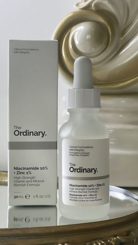 Niacinamide Benefits, The Ordinary Serum, 19th Bday, Ordinary Niacinamide, Serum Benefits, Aesthetic Products, The Ordinary Skincare Routine, The Ordinary Niacinamide, Alat Makeup