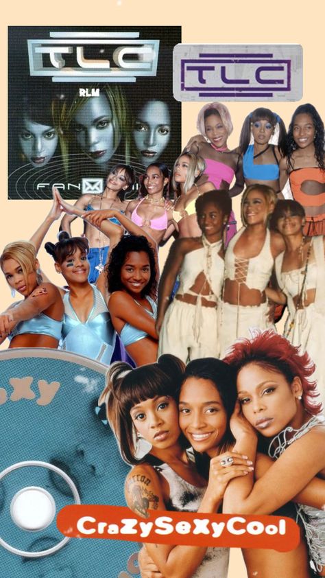 #TLC Tlc Aesthetic, Tlc Outfits, Tlc Group, Y2k Aesthetic Wallpaper, 90s Wallpaper, Photoshop Pics, Colored Acrylic Nails, Doing Me Quotes, Beautiful Inside And Out