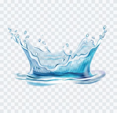 Blue water splash vector stock vector. Illustration of fresh - 92293821 Splash Illustration Water, Splash Water Drawing, Water Splashing Drawing, Water Illustration Vector, Water Splash Drawing, Water Splash Illustration, Water Splash Background, Splash Drawing, Water Splash Vector