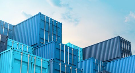Stack of blue containers box, cargo frei... | Free Photo #Freepik #freephoto #business #box #blue #sky Model Contract, Blue Container, Shipping Containers For Sale, Container Conversions, Container Office, Containers For Sale, Casa Container, Supply Chain Management, Winter Is Here