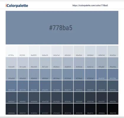 Shadow Blue information | Hsl | Rgb | Pantone Pantone Color Book, Space Information, Hexadecimal Color, Pantone 2020, Hex Color, Pantone Colour Palettes, Hex Color Palette, Skin Color Palette, Grey Palette