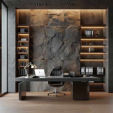 10+ Stylish Stone Accent Walls to Enhance Your Interior Design • 333+ Images • [ArtFacade] Bricks Interior Design, Stone Accent Wall Ideas, Brick Interior Design, Stone Accent Wall, Brick Accent Walls, Accent Wall Ideas, Stone Accent Walls, Wall Office, Brick Interior