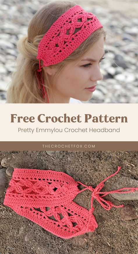 Patchwork, Free Crochet Pattern Head Scarf, Quick And Easy Crochet Headband, Crochet Lace Headband Pattern Free, Crochet Headbands Free Pattern, Summer Crochet Headband, Spring And Summer Crochet Ideas, Crochet Boho Headband Pattern Free, Crochet Pattern Headband