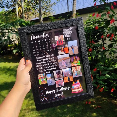 Our trending photo frames 💖 WhatsApp 9679727880 to place your orders ✨ #photoframes #photoframeideas #memorablegift #gifting #birthday #anniversary #birthdaygift #photoframe Birthday Card With Photo, Happy Birthday Cards Diy, Diy Photo Book, Handmade Photo Frames, Personalised Gifts Diy, Anniversary Frame, Birthday Photo Frame, Diy Birthday Gifts For Friends, Birthday Gifts For Boyfriend Diy