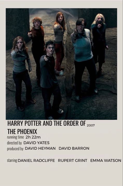 Harry Potter Order Of The Phoenix Movie Poster, Harry Potter And The Order Of The Phoenix Poster, Harry Potter And Order Of Phoenix Movies, Order Of Phoenix Harry Potter, Harry Potter Order Of The Phoenix Movie, Polaroid Movie Poster Harry Potter, Harry Potter Poster Polaroid, Harry Potter Film Poster, Harry Potter And The Order Of The P