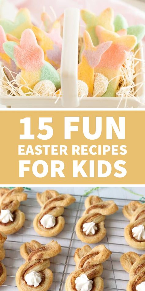 Fun Easter Recipes, Easter Recipes For Kids, Easy Easter Baking, Easter Kids Snacks, Recipes For Kids To Make, Easter Kids Food, Easter Appetizers Easy, Easter Drink, Easter Deserts