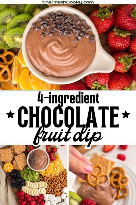 Fruit Dip With Cream Cheese, Chocolate Fruit Dip, Chocolate Dip Recipe, Fruit Dip Recipe, White Hot Chocolate Recipe, Dip With Cream Cheese, Cream Cheese Fruit Dip, Fruit Dips, Fruit Dips Recipes