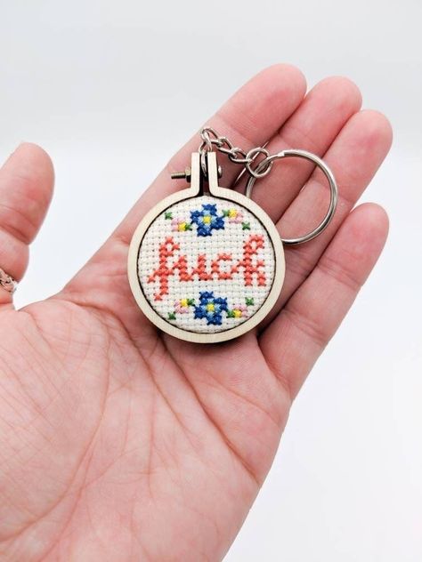 Stitch Pokemon, Stitch Keychain, Pokemon Cross Stitch Patterns, Subversive Cross Stitch Patterns, Cross Stitch Necklace, Geek Cross Stitch, Pokemon Cross Stitch, Pokemon Pattern, Cross Stitch Beginner