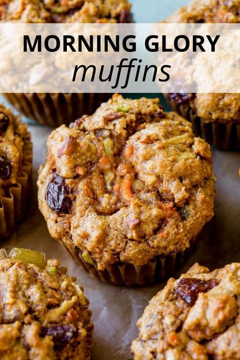 Healthy Harvest Muffins, Healthy Morning Glory Muffin Recipes, Healthy Harvest Recipes, Carrot Morning Glory Muffins, Everything Muffins Recipe, Whole Meal Flour Recipes, Best Morning Glory Muffins Recipes, Harvest Muffins Healthy, Rye Muffins Recipe