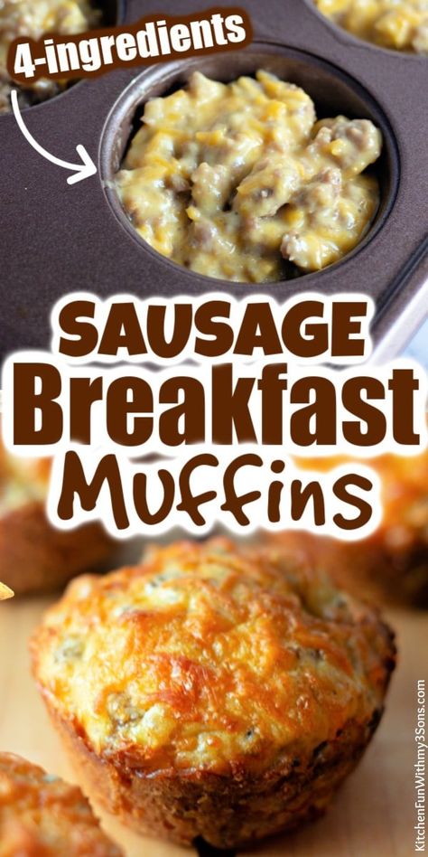 Breakfast Ideas In A Muffin Pan, How To Meal Prep Breakfast, Breakfast Sausage Scramble, Egg Sausage Biscuits, Breakfast Ideas To Make Ahead Of Time, Breakfast Casserole Sausage Egg Cheese Hashbrown, Muffin Pan Breakfast Ideas, Crumbled Breakfast Sausage Recipes, Bus Quick Sausage Muffins