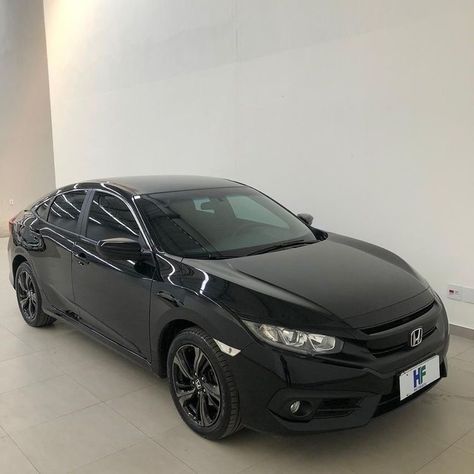 Honda Civic 2023 Black, Black Honda Civic Aesthetic, Honda Civic Mods, Honda Civic Aesthetic, Black Civic, Civic G10, Best Cars For Teens, Cb 300, Honda Civic Car