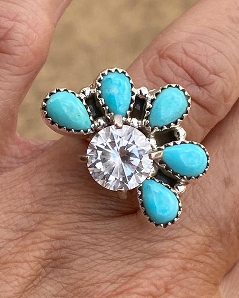 Add a little something to any ring! Eye catching and on sale! #twistedgwestern #turquoisejewelry #westernstyle Diamond Wrap Ring, Classy Cowgirl, Silver Wrap Ring, Bridesmaid Gifts Jewelry, Round Diamond Ring, Wrap Ring, Authentic Jewelry, Color Turquoise, Ring Color