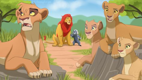 Sorry, I have someone else... by NamyGaga Kiara Lion King, Lion King 1, Lion King Drawings, Lion King Pictures, Lion King Movie, Lion King Fan Art, Lion King 2, Il Re Leone, Lion King Art