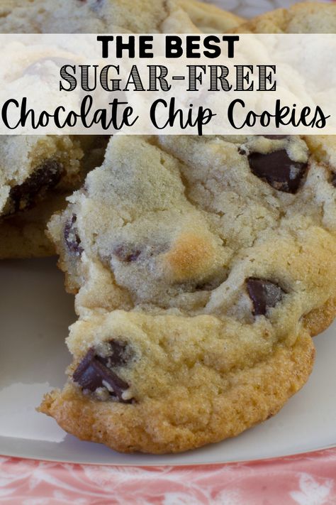 Thm Chocolate Chip Cookies, Stevia Chocolate Chip Cookies, Sugar Free Chocolate Chip Cookies Recipe, Low Sugar Chocolate Chip Cookies, Best Candied Yams Recipe, Sugar Free Cookie Recipes, Sugar Free Chocolate Chip Cookies, Low Carb Chocolate Chip Cookies, Chip Recipes