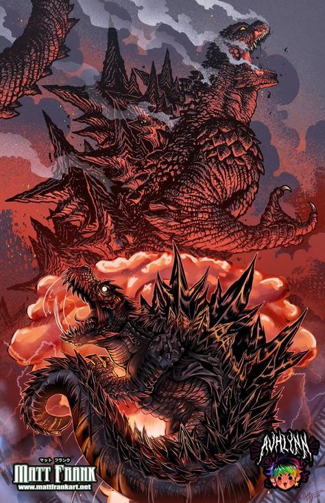 Minus One Godzilla, Shin Godzilla Fanart, Super Godzilla, Godzilla Fanart, Godzilla Art, Shin Godzilla, Carnage Marvel, Godzilla Comics, Venom Comics