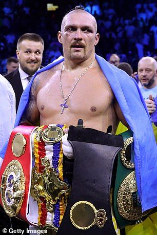 Oleksandr Usyk taunts 'Belly' Tyson Fury after receiving draft contract for undisputed clash Check more at https://allthenews.website/oleksandr-usyk-taunts-belly-tyson-fury-after-receiving-draft-contract-for-undisputed-clash/ Boxing, Sports, Usyk Boxing, Oleksandr Usyk, Tyson Fury, Pins, Quick Saves