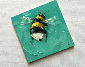 Make Up Eyes, Bumblebee Painting, Arte Indie, Small Canvas Paintings, Kunst Inspiration, Mini Painting, Makeup Eyes, Small Canvas Art, Mini Canvas Art