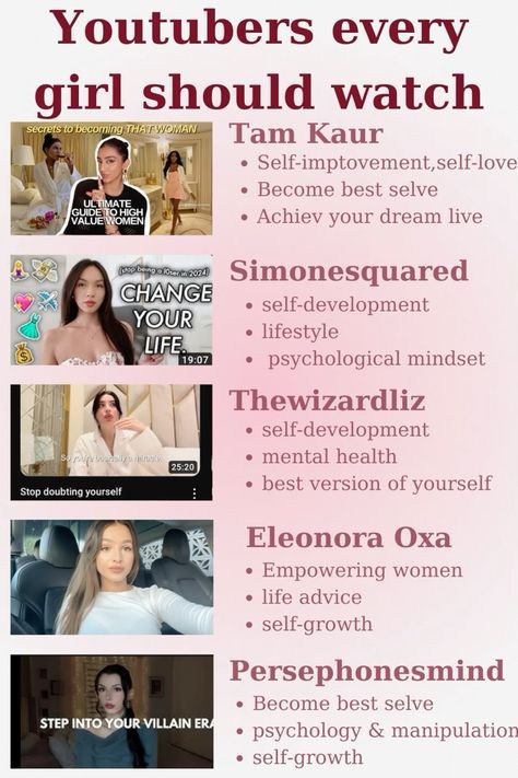 Youtubers To Watch, Female Youtubers, Tam Kaur, The Wizard Liz, Wizard Liz, Nasihat Yang Baik, Health Self Care, Self Care Bullet Journal, Get My Life Together