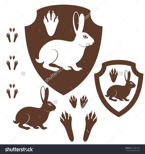 Rabbit/hare Rabbit Paw Print, Rabbit Footprints, Paw Print Image, Bunny Paws, Paw Drawing, Paw Logo, Pawprint Tattoo, Bunny Tattoos, Paw Tattoo