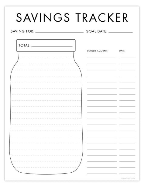 Free Printable Savings Tracker Skitse Bog, Printable Savings Tracker, Free Budget Printables, Kalender Design, Tracker Free, Budget Planner Printable, Self Care Bullet Journal, Saving Money Budget, Budget Planer