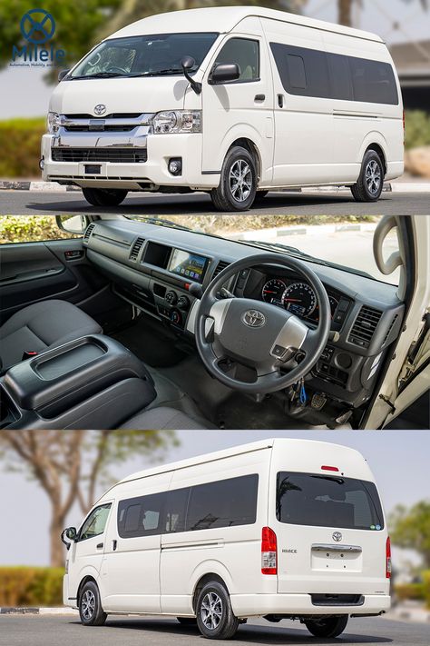 (RHD) TOYOTA HIACE HR 2.8D AT 14SEATER MY2019 – WHITE Mini Bus, Toyota Alphard, Luxury Van, Toyota Hiace, Cars 2, All Cars, The Peace, Cafe Food, Mini Van