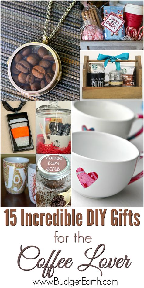 Looking for the perfect gift for someone who loves coffee? Check out our list of 15 Incredible DIY Gifts for the Coffee Lover here! Diy Gifts For Coffee Lovers, Diy Coffee Gifts, Coffee Drawing, Coffee Scrub, Xmas Ideas, Diy Coffee, Cup Of Joe, Homemade Christmas Gifts, Coffee Gifts