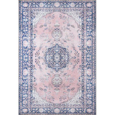 Momeni Afshar Polyester Pink Area Rug 3' X 5' White Rugs, Pink Rugs, Pink And Blue Rug, Pink Area Rug, Accent Rug, Old World Charm, World Market, Accent Rugs, White Rug