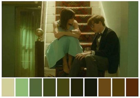 Color Palette in Movies Striking Color Palette, Movie Color Grading, Film Color Palette, Cinema Palettes, Movie Palette, Color In Film, Movie Color Palette, Filmmaking Inspiration, The Theory Of Everything