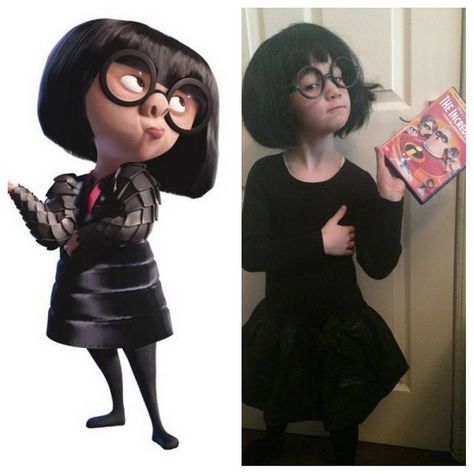 Edna from The Incredibles World Book Day Costumes For Girls Diy, Easy World Book Day Costumes, Girl Book Characters, Easy Book Character Costumes, Character Day Ideas, Mr Messy, Halloween Rules, World Book Day Ideas, Book Character Day