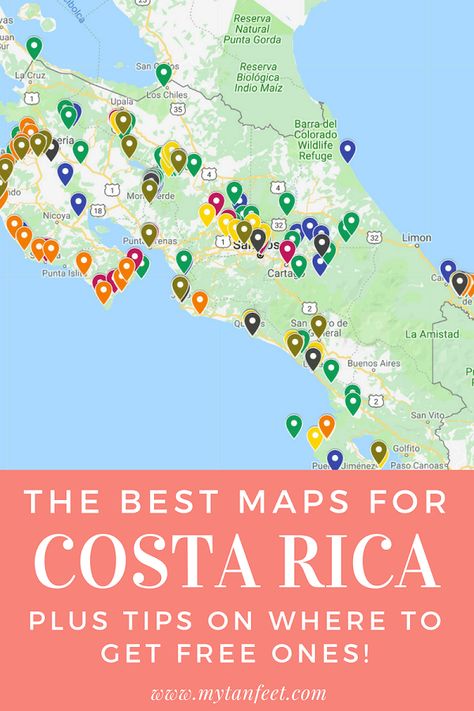 Best maps for Costa Rica and tips for where to get free ones: https://mytanfeet.com/costa-rica-travel-tips/costa-rica-maps/  #CostaRica #puravida Costa Rica Road Trip Map, Map Of Costa Rica, Coata Rica, Costa Rica Map, Costa Rico, Costa Rica Honeymoon, Costa Rica Luxury, Costa Rica Beaches, Kayaking Tips