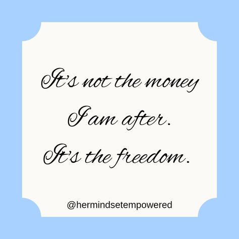 🎯 Why Chase Money When You Can Chase Freedom? 🚀 Ever wonder why so many of us are drawn to digital marketing? It's not just about the dollars – it's about crafting a life on our own terms. 💼✨ For me, it's about the freedom to work from anywhere, the flexibility to spend time with loved ones, the opportunity to build something meaningful, and to help inspire others do the same. Financial freedom isn't just a dream; it's a journey that starts with a single step. 🌍💪🏽 👇🏽Your Turn!👇🏽 What does... Chase Money, Chase Freedom, Just A Dream, Work From Anywhere, Build Something, The Freedom, Inspire Others, Financial Freedom, A Dream