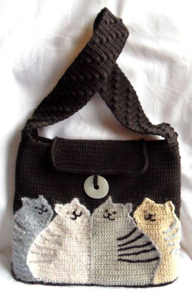 Kat Haken, Tote Crochet, Sweater Leggings, Crochet Mignon, Confection Au Crochet, Free Crochet Bag, Crochet Gratis, Leggings Outfit, Cat Bag