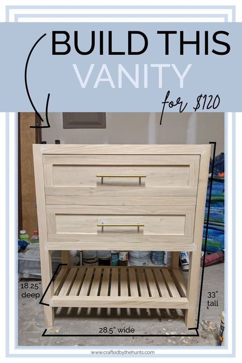 Homemade Vanity, Bathroom Vanity Plans, Diy Bathroom Vanity Plans, Vanity Designs, Bathroom Renovation Diy, Diy Bathroom Renovation, Diy Bathroom Makeover, Diy Muebles Ideas, Diy Bathroom Vanity