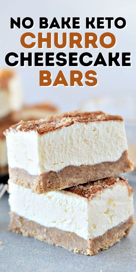 Keto Churro Cheesecake, Churro Cheesecake Bars, Keto Quiche, Churro Cheesecake, Healthy Sweeteners, Cheesecake Lovers, Keto Desert Recipes, Desserts Keto, Low Carb Flour