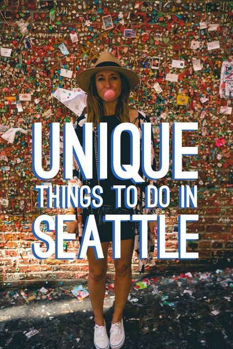 24 Unique Things to do in Seattle - Bobo and ChiChi Washington Things To Do, Things To Do Seattle, Seattle Travel Guide, Seattle Vacation, Things To Do In Seattle, Washington State Travel, Food Tourism, Seattle Travel, Sleepless In Seattle