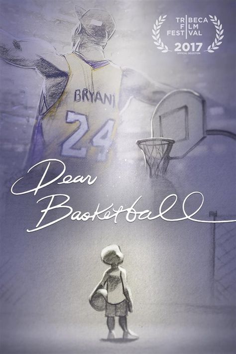 Kobe Bryant Dear Basketball, Dear Basketball Kobe, Basketball Kobe, Basketball Movies, Dear Basketball, Rip Kobe, Kobe Mamba, Bryant Lakers, Kobe Bryant Family